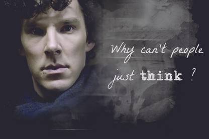 Holmesian Impressions: Artistry Inspired by Sherlock: on 300gsm with Gloss Lamination (Unframed) With 3M Orginal Double Side Tape for Easily Stick Photographic Paper