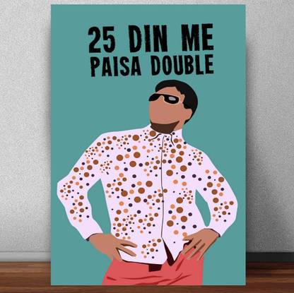 Phir hera pheri movie Poster for room and home decor, Bollywood poster for wall Photographic Paper