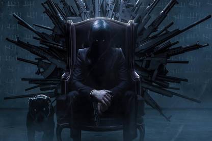 Boogeyman Poster, John Wick Chapter-2 Poster, Keanu Reeves Movie Poster, Bollywood Celebrity Poster, Baba-Yaga Wallpaper (12x18in) High-Quality Frameless Wall Poster for Home Decoration, Room Decoration Peel & Paste the Poster on Wall 300G Gloss Laminated Poster, Wallpaper for Youtube Background Photographic Paper