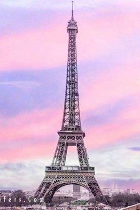 Eiffel Tower Poster for Room Wall Decoration, Size - 12 X 18 inches || VE EB ART 12876 Paper Print