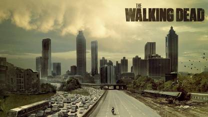 Poster City Walking Dead Reddit Large Poster sl-8033 (Large Print, 36x24 Inches, Banner Media, Multicolor) Fine Art Print