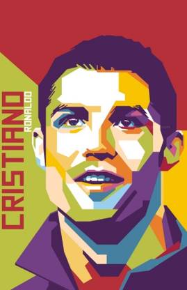 Personalities Poster 'Cristiano Ronaldo Dos Santos Aveiro - Infographic Element' Paper Poster Printed (12 inch X 18 inch, Rolled) for Room & Office Paper Print