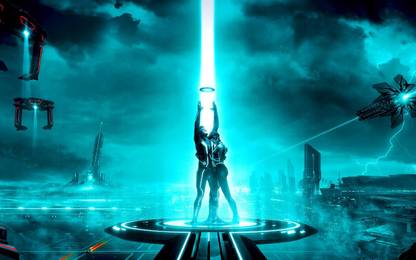 Poster Tron Legacy Tron Movie sl-15202 (LARGE Poster, 36x24 Inches, Banner Media, Multicolor) Fine Art Print