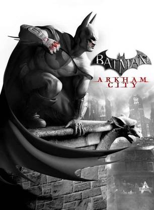 Poster Batman Arkham Knight sl-6795 (Large Print, 36x24, Banner Media, Multicolor) Fine Art Print