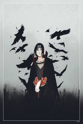 Itachi Akatsuki Itach Uchiha Naruto Naruto Shippuden Uchiha Matte Finish Poster Paper Print
