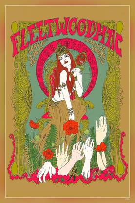 Stevie Nicks Fleetwood Mac Music Matte Finish Poster P-3988 Paper Print