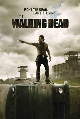 Poster The Walking Dead sl-7567 (Large Print, 36x24, Banner Media, Multicolor) Fine Art Print