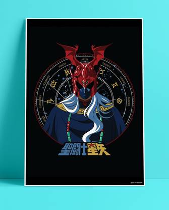 YAA - Knights Of The Zodiac : Pope Ares New Premium Design Anime Series Poster 03 (12 inch x 18 inch) Paper Print