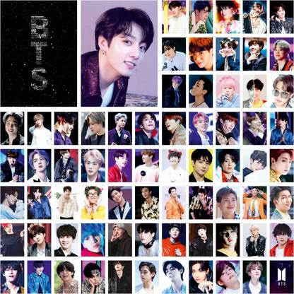 BTS Photocards, (Pack of 72) of All 7 Members Lomo Cards For Room Decor, Merch and Photocards (3 x 4 Inches) Paper Print