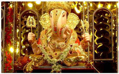 Lord Ganesh Image Wall poster 3D Poster