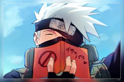 Hatake Kakashi Smiling Mask Naruto Matte Finish Poster Paper Print