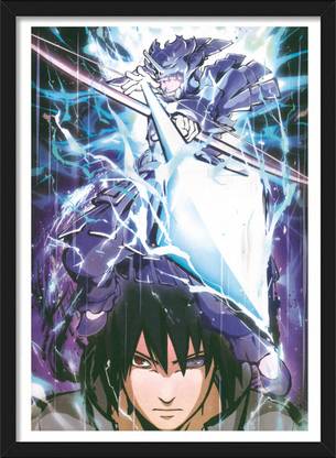 Sasuke Uchiha | Naruto Shippuden Six Path Sage Mode | Naruto Frames & Posters | Anime Paper Print