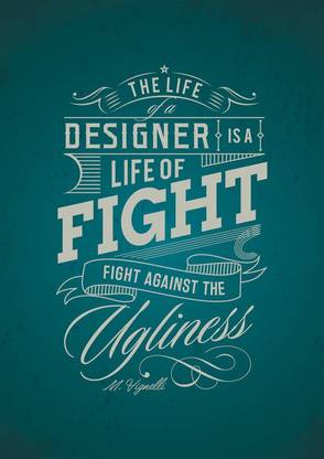 Quotes Poster on 300gsm With Gloss Lamination (Unframed) With 3M Orginal Double Side Tape for Easily Stick For Room,Hall,Gate and Restaurants Photographic Paper