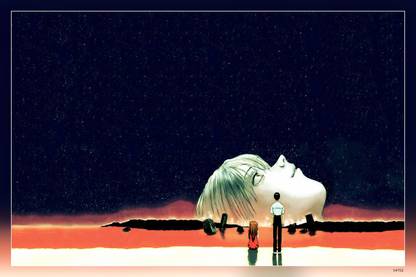 Evangelion End Of Evangelion Asuka Langley Sohryu Neon Genesis Evangelion Matte Finish Poster P-14752 Paper Print