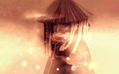Poster Anime Akatsuki Cloaks Hats Manga Naruto Shippuden Sharingan Snow Uchiha Itachi Large Poster sl-7856 (Large Print, 36x24 Inches, Banner Media, Multicolor) Fine Art Print
