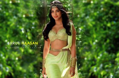 Shruti Hassan poster Multicolor Photo Paper Print Poster Photographic Paper
