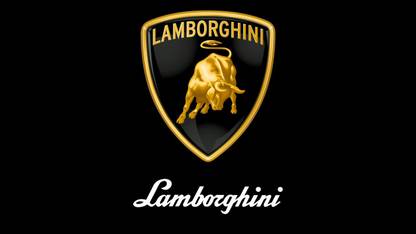 Poster Lamborghini Logo sl-13167 (Wall Poster, 13x19 Inches, Matte Paper, Multicolor) Fine Art Print