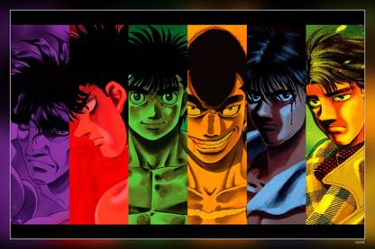 Hajime No Ippo Anime Series Hd Matte Finish Poster Paper Print