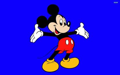 Mickey mouse wallpaper poster Multicolor Photo Paper Print Poster Photographic Paper