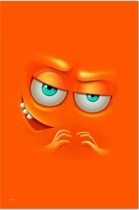 Smiley Poster, smiley poster for kids, Smiley Face wall Decoration-edt Paper Print