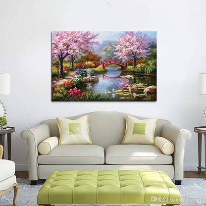 Vinyl Forest Poster scenery wallpaper poster 24x36 inch 3D Poster
