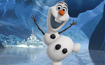 Movie Frozen Olaf HD Wallpaper Background POSTER LARGE Print on 36x24 INCHES Fine Art Print