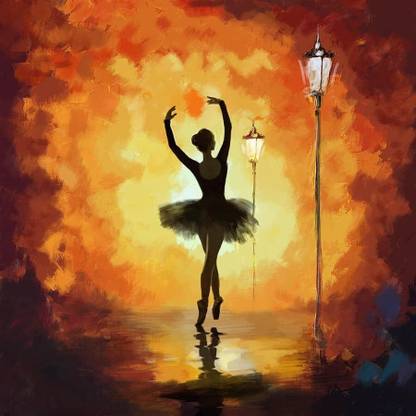 Ballet Dancer ON FINE ART PAPER HD QUALITY WALLPAPER POSTER Fine Art Print