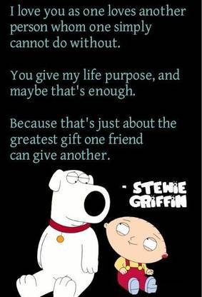 Stewie And Brian Matte Finish Poster Paper Print