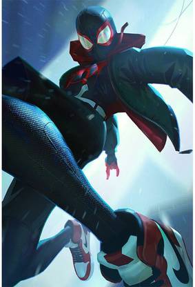 REDCLOUD Amazing Spiderman cool wall poster Paper Print