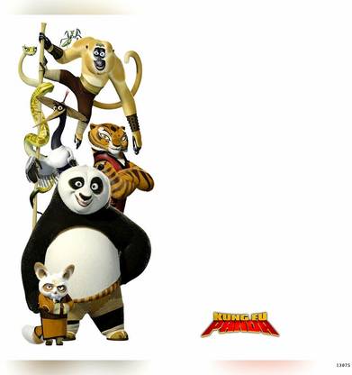 Kung Fu Panda Mantis Kung Fu Panda Monkey Matte Finish Poster Paper Print