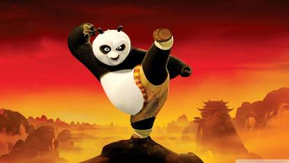 Movie Kung Fu Panda 2 HD Wallpaper Background Paper Print Wall Poster Print on Art Paper 13x19 Inches Fine Art Print