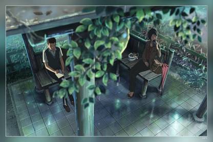 The Garden Of Words Anime Animation Makoto Shinkai Matte Finish Poster Paper Print