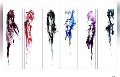 Kurosaki Ichigo Mugetsu Urahara Kisuke Ichimaru Gin Anime Series Matte Finish Poster P-12264 Paper Print