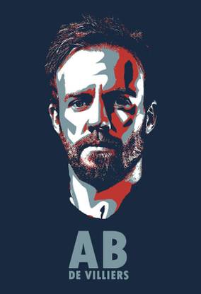 AB Devilliers Mr 360 Player Poster Paper Print