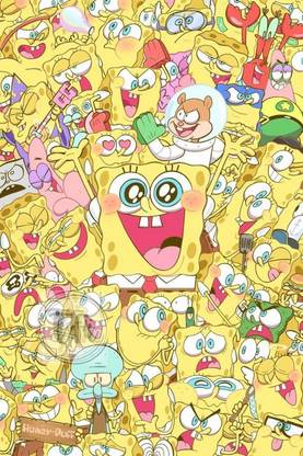 Cartoon Character Posters for Room, Unframed, with Double Sided Tape Paper Print