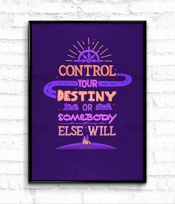 control-your-destiny-motivational-poster Photographic Paper