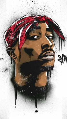 Tupac Poster | 2 Pac Poster for Home Decor - A5 Paper Print