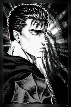 Guts Berserk Berserk Anime Series Hd Matte Finish Poster P-13360 Paper Print