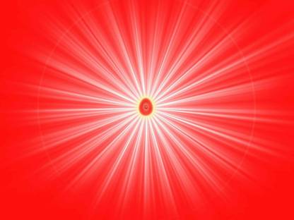 om shanti point of light Poster bk Wall Poster Art Paper Print (18 inch X 12inch, Rolled) with Lamination 3D Poster