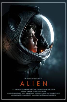 Alien Movie Sigourney Weaver Movie Movie Matte Finish Poster Paper Print