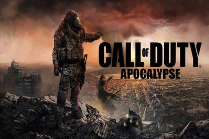 Call Of Duty (COD) Poster on 300gsm US Imported Paper With Gloss Lamination (Unframed) With Double Side Tape and Covered With Extra Protected Sheet Only By WK Photographic Paper
