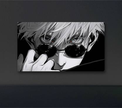JUJUTSU KAISEN I GOJO SATORU I 300 GSM POSTER I A3 FRAME-edt Paper Print