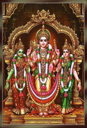 Poster Lord Subramanya Swamy Ji sl-14514 (Wall Poster, 13x19 Inches, Matte Paper, Multicolor) Fine Art Print