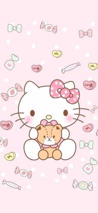 Comic Theme/ Cute Hello Kitty Poster /Wall Painting Unframed Home Decor Fine Art Print