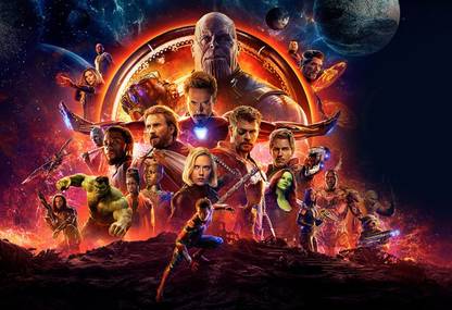 Poster Avengers Infinity War Imax sl-9362 (Large Poster, 36x24 Inch, Banner Media Print, Multicolor) Fine Art Print