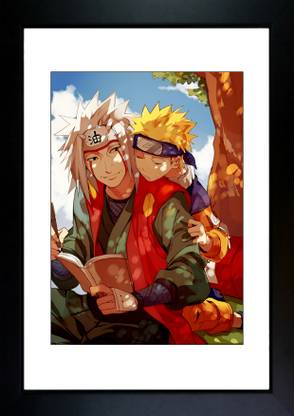 anime photo frame | Naruto Anime Uzumaki Naruto Jiraiya Naruto photo Paper Print