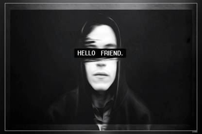 Mr Robot Hello Friend Elliot Mr Robot Tv Matte Finish Poster P-11044 Paper Print