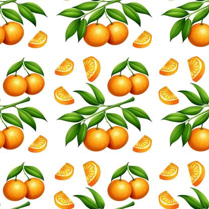 The Creative lemon wallpaper with digital print size 16x96 3D Poster