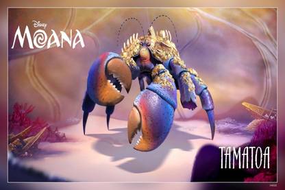 Movie Moana Crab Moana Movie Matte Finish Poster P-14522 Paper Print