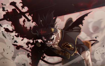 Black Clover Asta Anime Hd Matte Finish Poster Paper Print